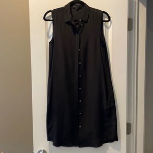 Jcrew black silk tunic
